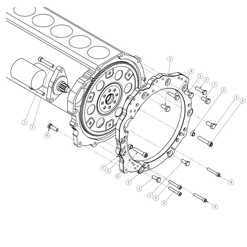 Kit d'Adaptation Boîte de Vitesse BMW M57N sur Moteur Toyota 1JZ & 2JZ
